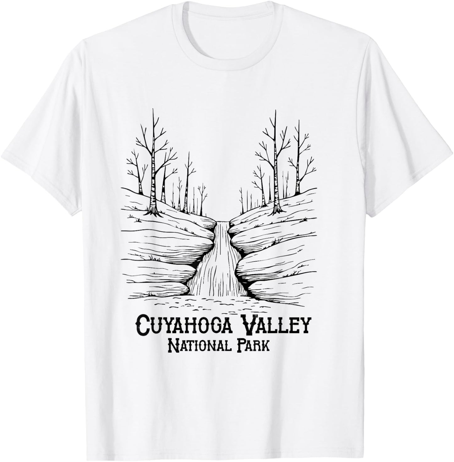 Cuyahoga Valley National Park Souvenir Ohio Cleveland Akron T-Shirt - T-Shirt | White