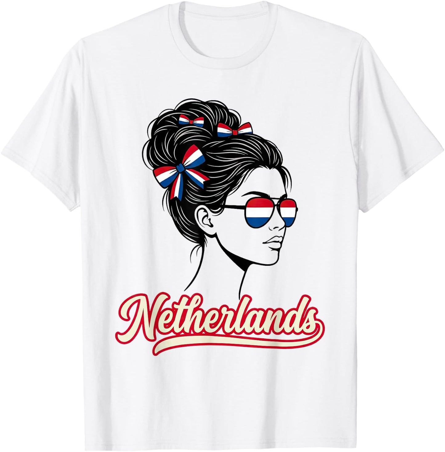 Netherlands for Woman Dutch for Girl Travel Souvenir T-Shirt - T-Shirt | White