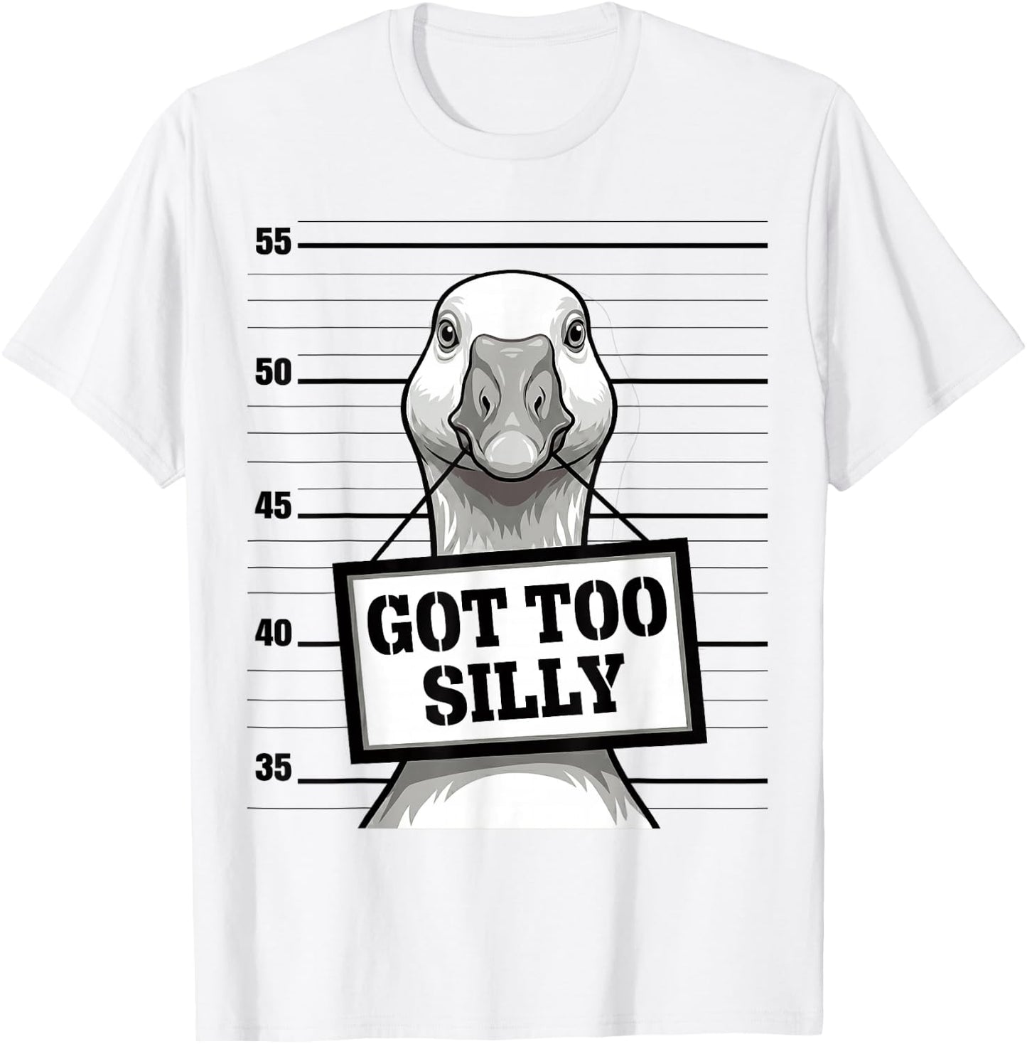 Sarcastic Funny Silly Goose T-Shirt - T-Shirt | White