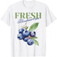 Fresh Blueberries Homestead Homegrown Farmhouse Farmer T-Shirt - T-Shirt | White