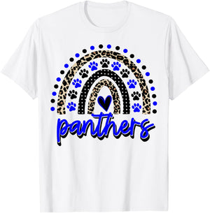 School Spirit Panthers Panther Pride Fan Team Spirit Wear T-Shirt - T-Shirt | White