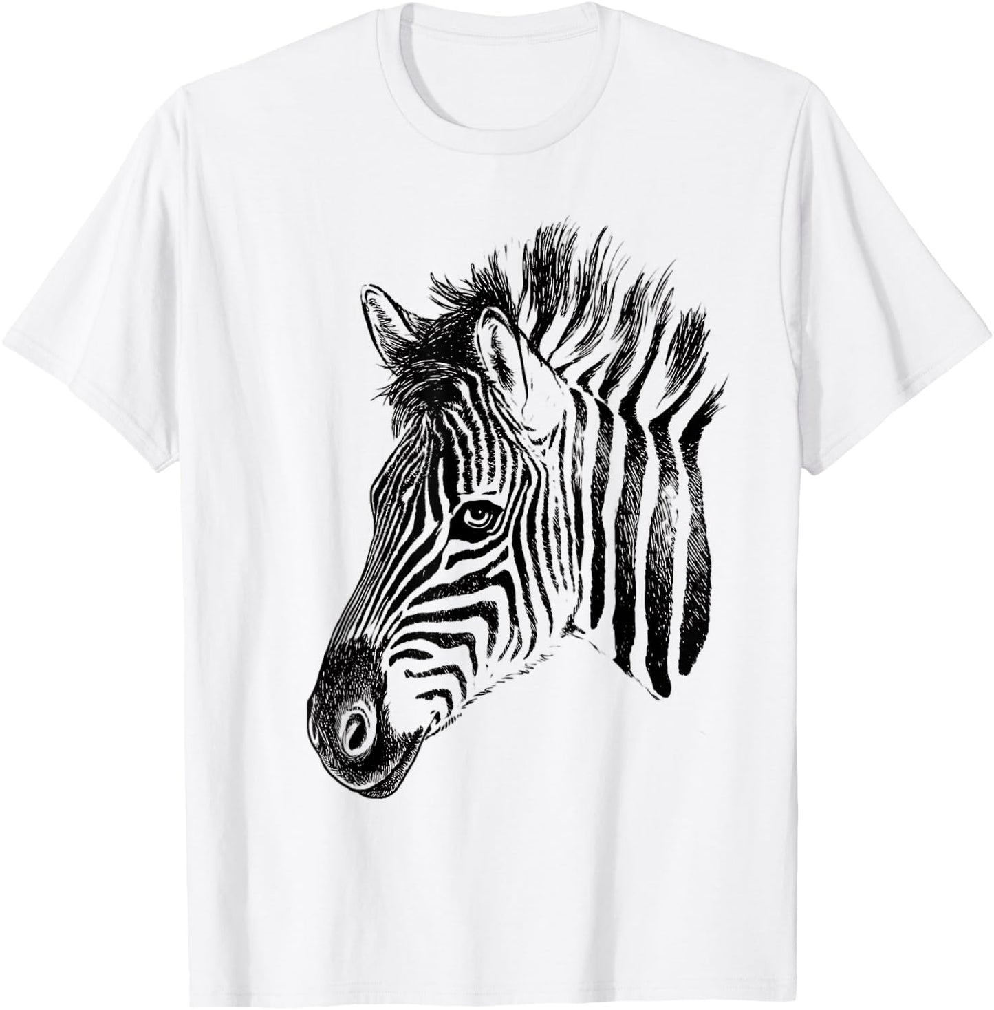 Zebra , Zebra Shirt for Girls, Zebra Lovers, Zebra , White, s T-Shirt - T-Shirt | White