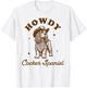 Cocker Spaniel Dog Mom Western Life Howdy Cocker Spaniel Women T-Shirt - T-Shirt | White