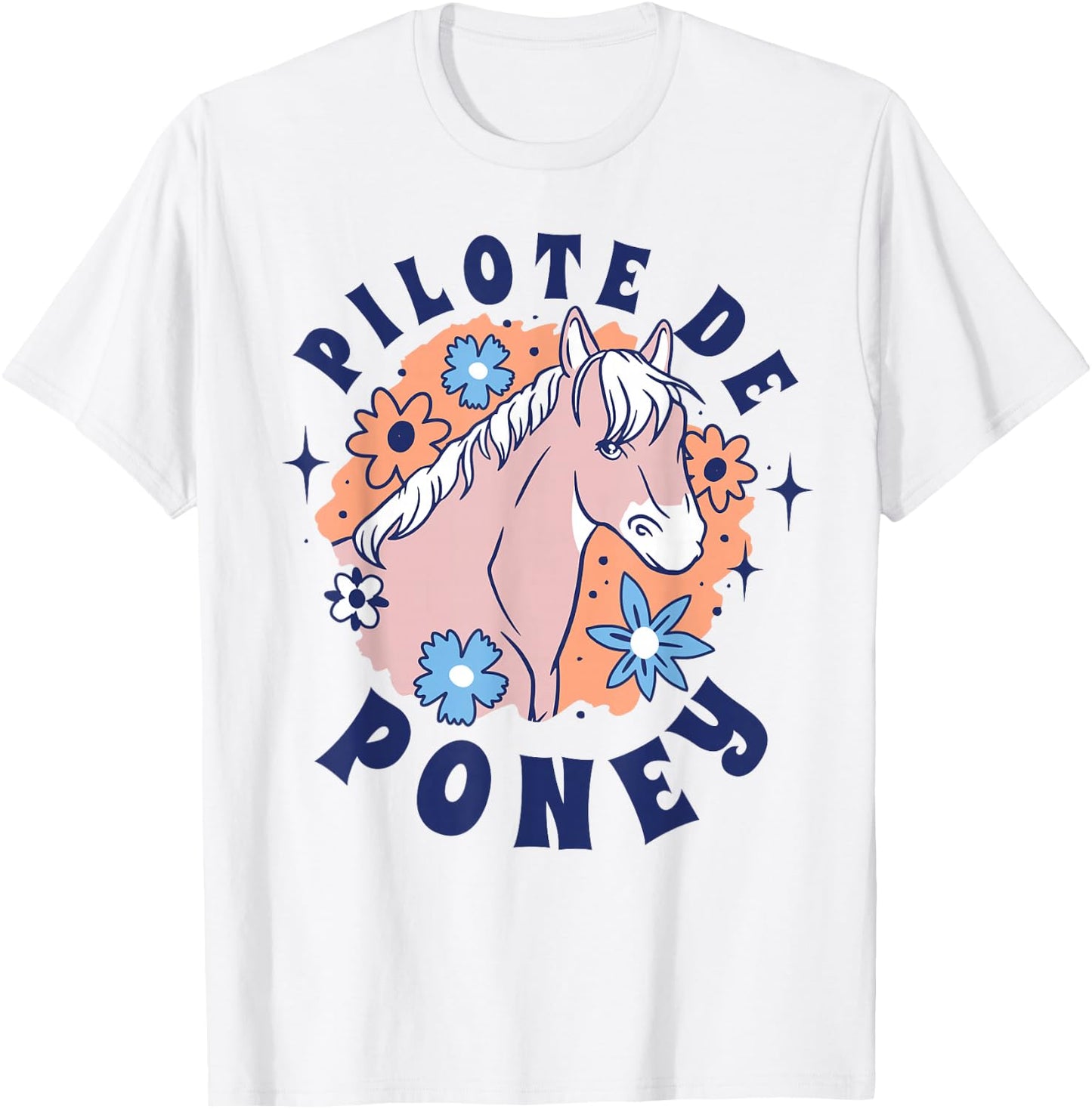 Girl Horse Riding Pony Pilot Girl Horses , white, S T-Shirt - T-Shirt | White
