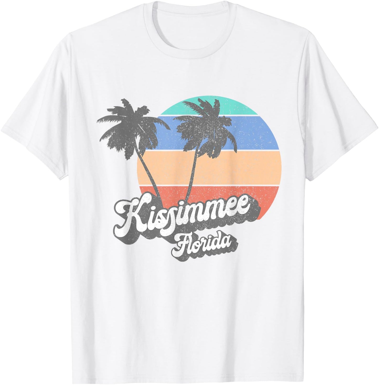 Retro Kissimmee Florida FL Vintage Beach Surf T-Shirt - T-Shirt | White