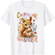 Squirrel with Flowers Cute Chipmunk Whisperer Squirrels T-Shirt - T-Shirt | White