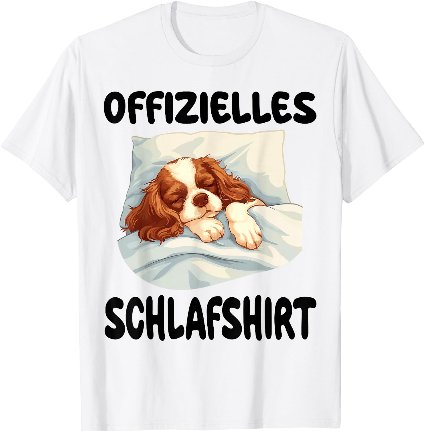 Lustiges Cavalier King Charles Spaniel Hund Offizielles T-Shirt - T-Shirt | White