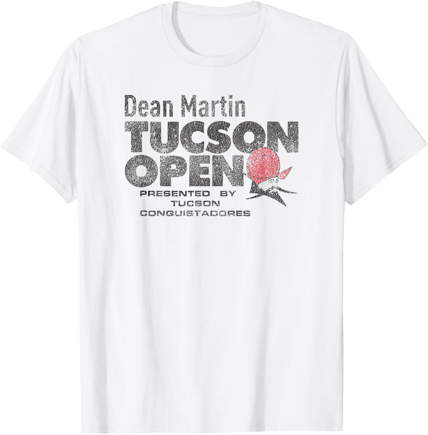 PGA Tour Retro Dean Martin Tucson Open Officially Licensed T-Shirt - T-Shirt | White