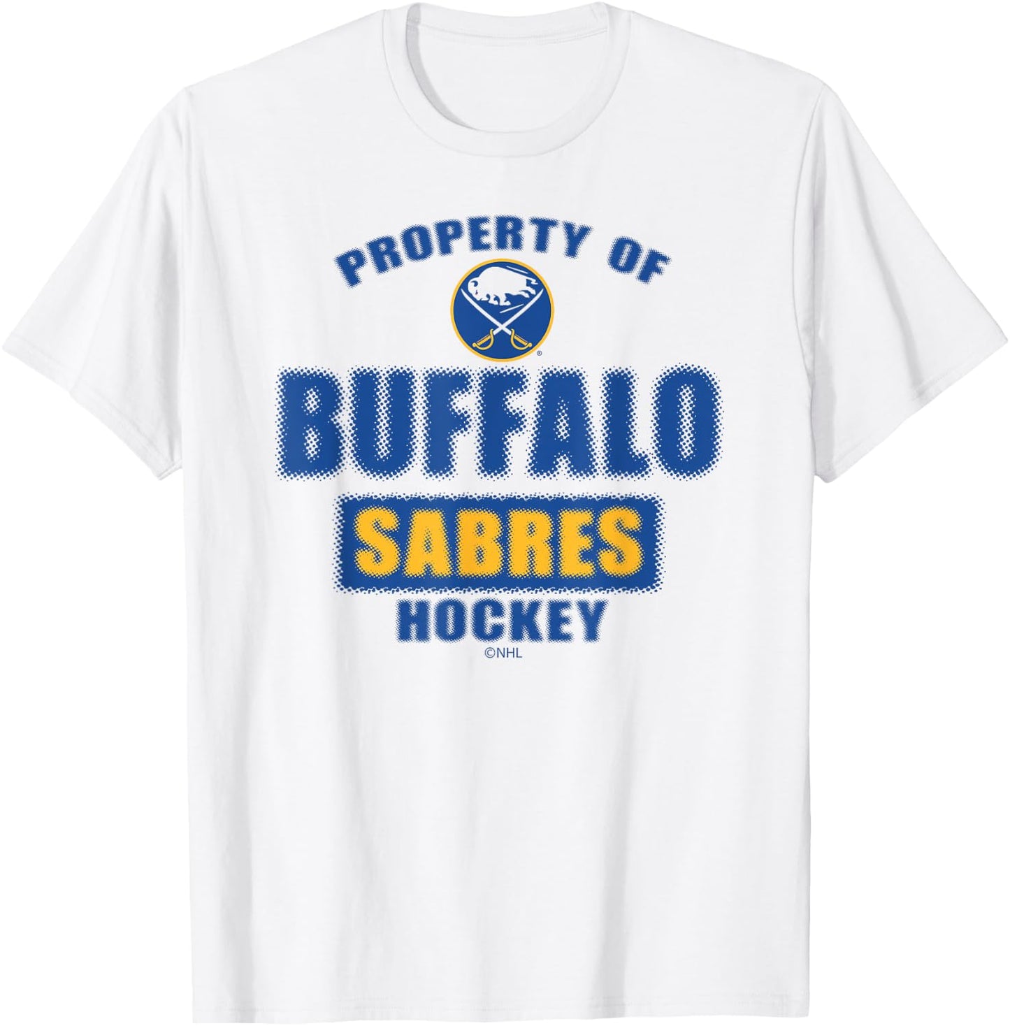 Buffalo Sabres Property White Officially Licensed T-Shirt - T-Shirt | White