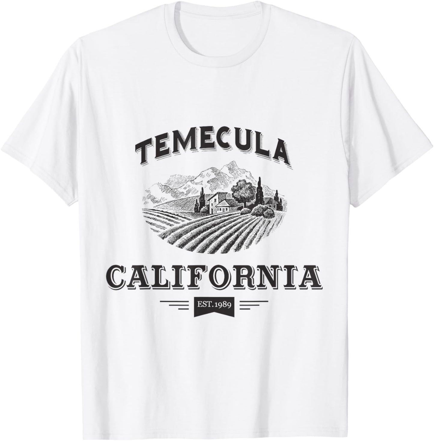 Temecula California Wine Country T-Shirt - T-Shirt | White