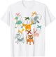 Collage of Marionettes Cute Animals Puppets T-Shirt - T-Shirt | White