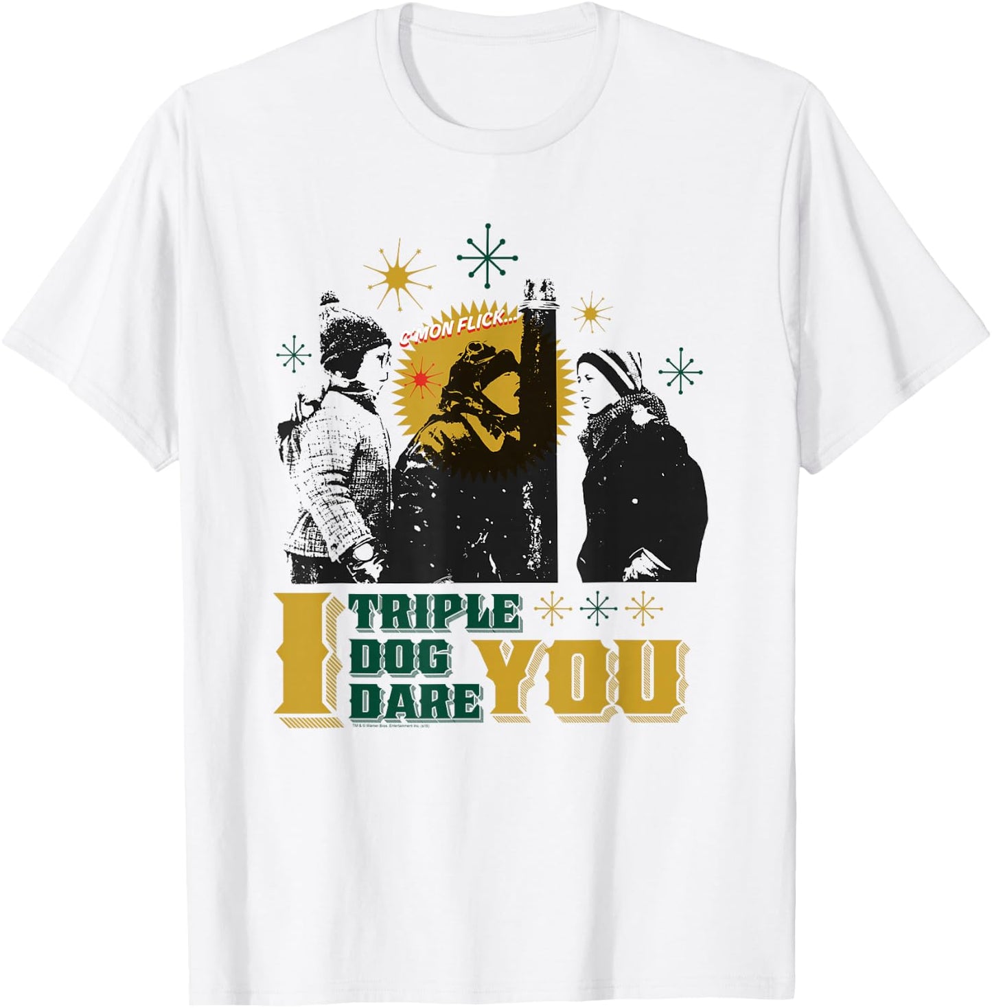 A Christmas Story I Triple Dog Dare You T-Shirt - T-Shirt | White