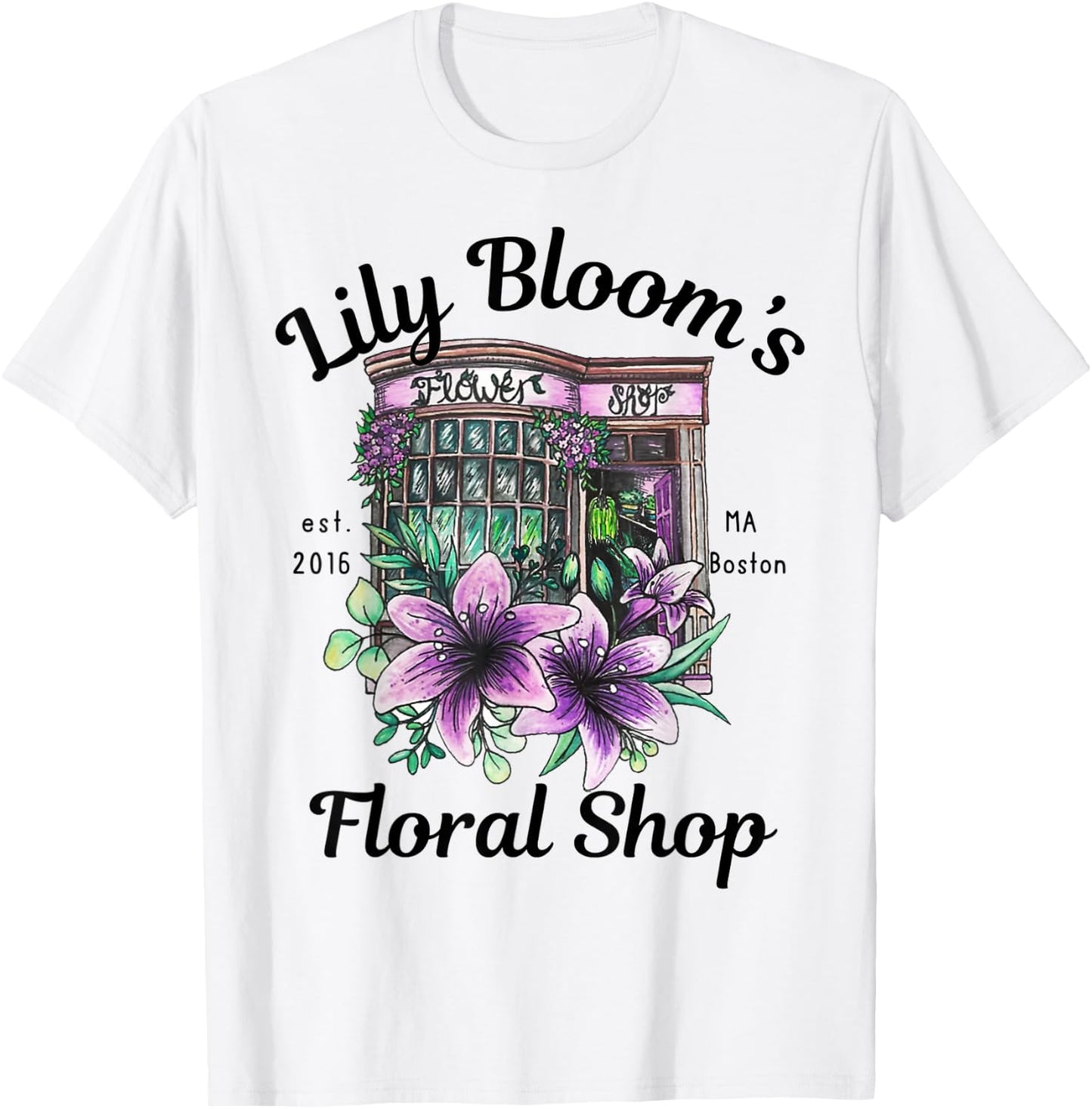 Lily Blooms Floral Shop It-Starts-With Us Bookish T-Shirt - T-Shirt | White