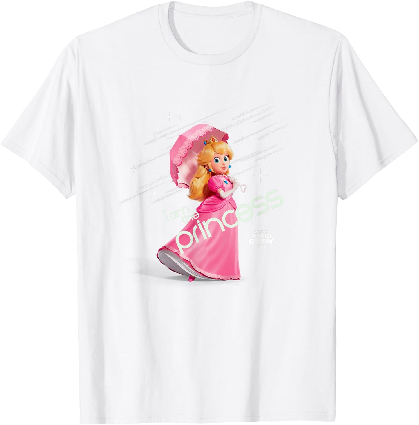 The Super Mario Galaxy Movie Princess Peach Elegance T-Shirt - T-Shirt | White