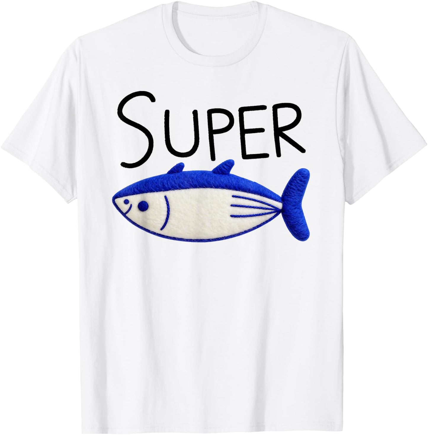 Super Tuna Funny T-Shirt - T-Shirt | White