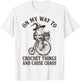 On My Way to Crochet Things and Cause Chaos T-Shirt - T-Shirt | White