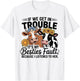 If We Get In Trouble It's My Besties Fault Flowers women T-Shirt - T-Shirt | White