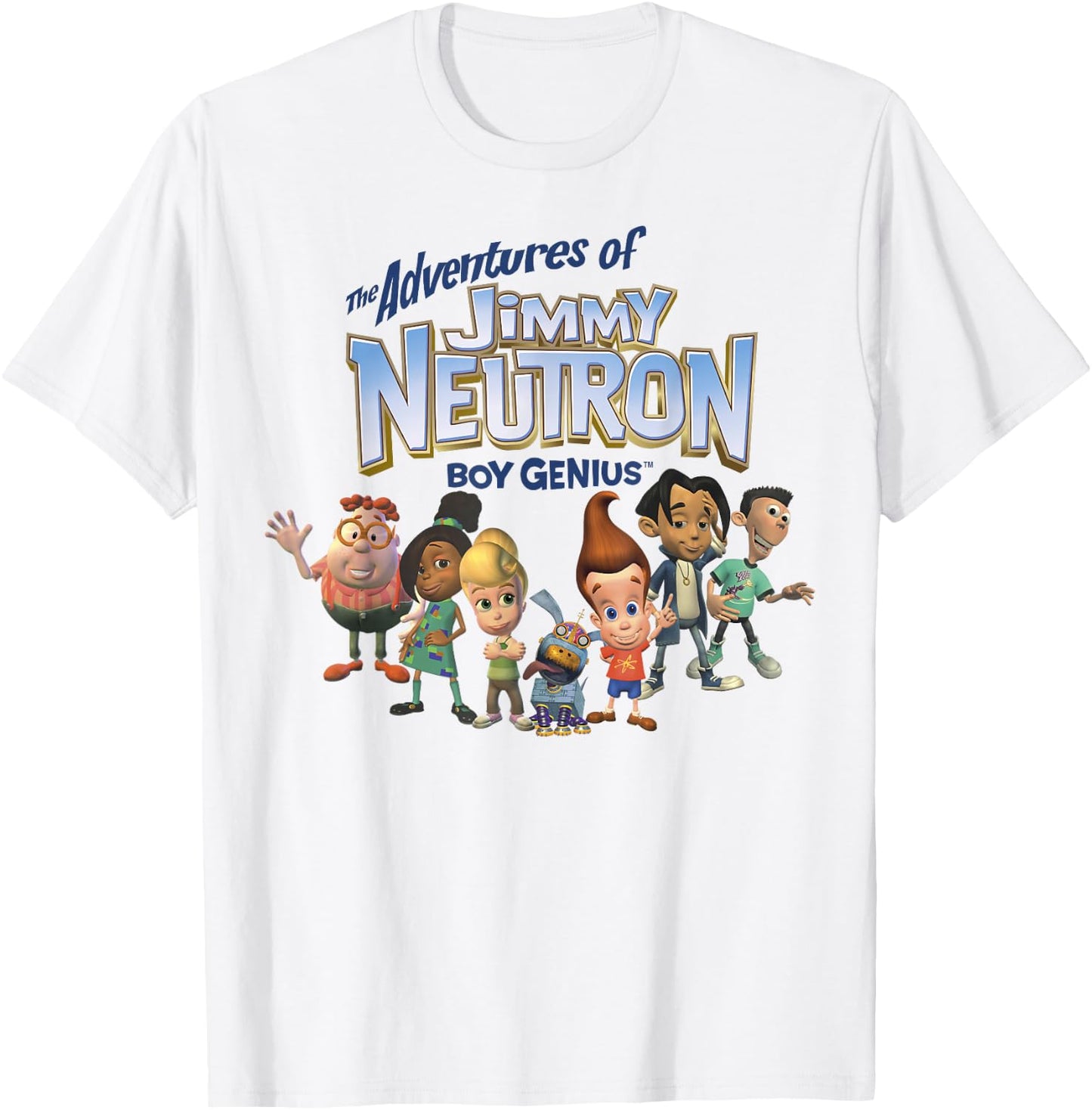 Nickelodeon Jimmy Neutron The Adventures of Boy Genius T-Shirt - T-Shirt | White