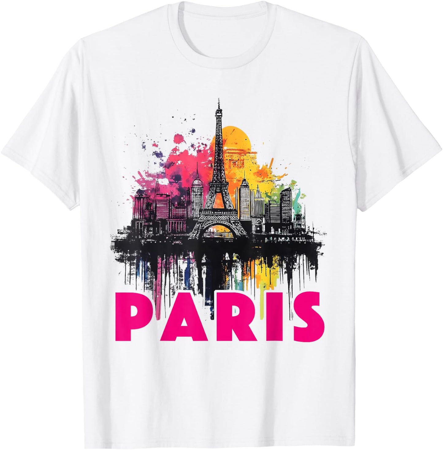 Paris Outfit for French Men and Women France , White T-Shirt - T-Shirt | White