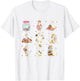 Women Donut Lover Silly Goose Party Donuts Bakery Lover T-Shirt - T-Shirt | White