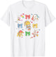 Rainbow Brite Unicorn Bows & Sprites Jumble T-Shirt - T-Shirt | White