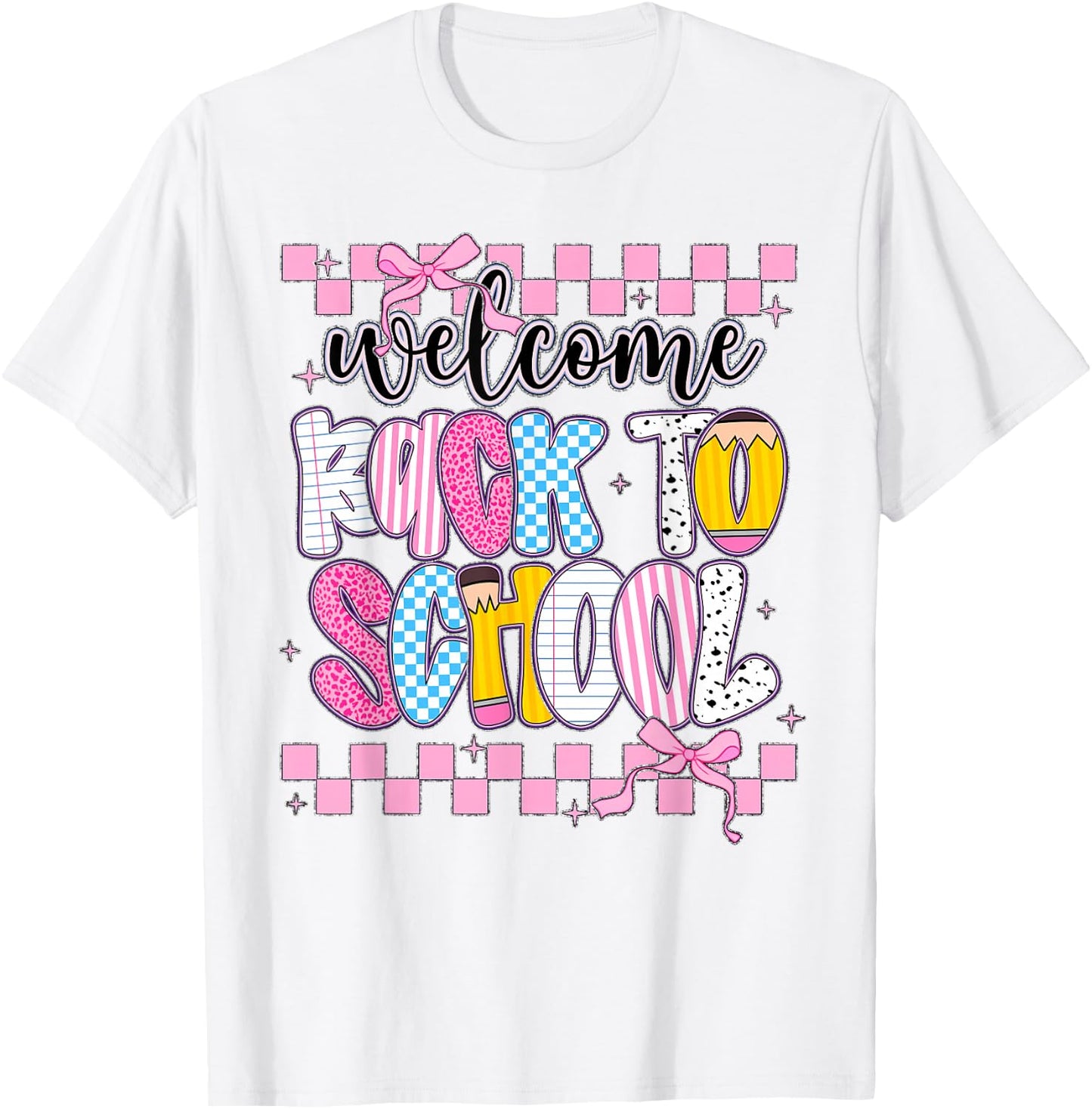 Welcome Back to School 2026 First Day Teachers Students T-Shirt - T-Shirt | White