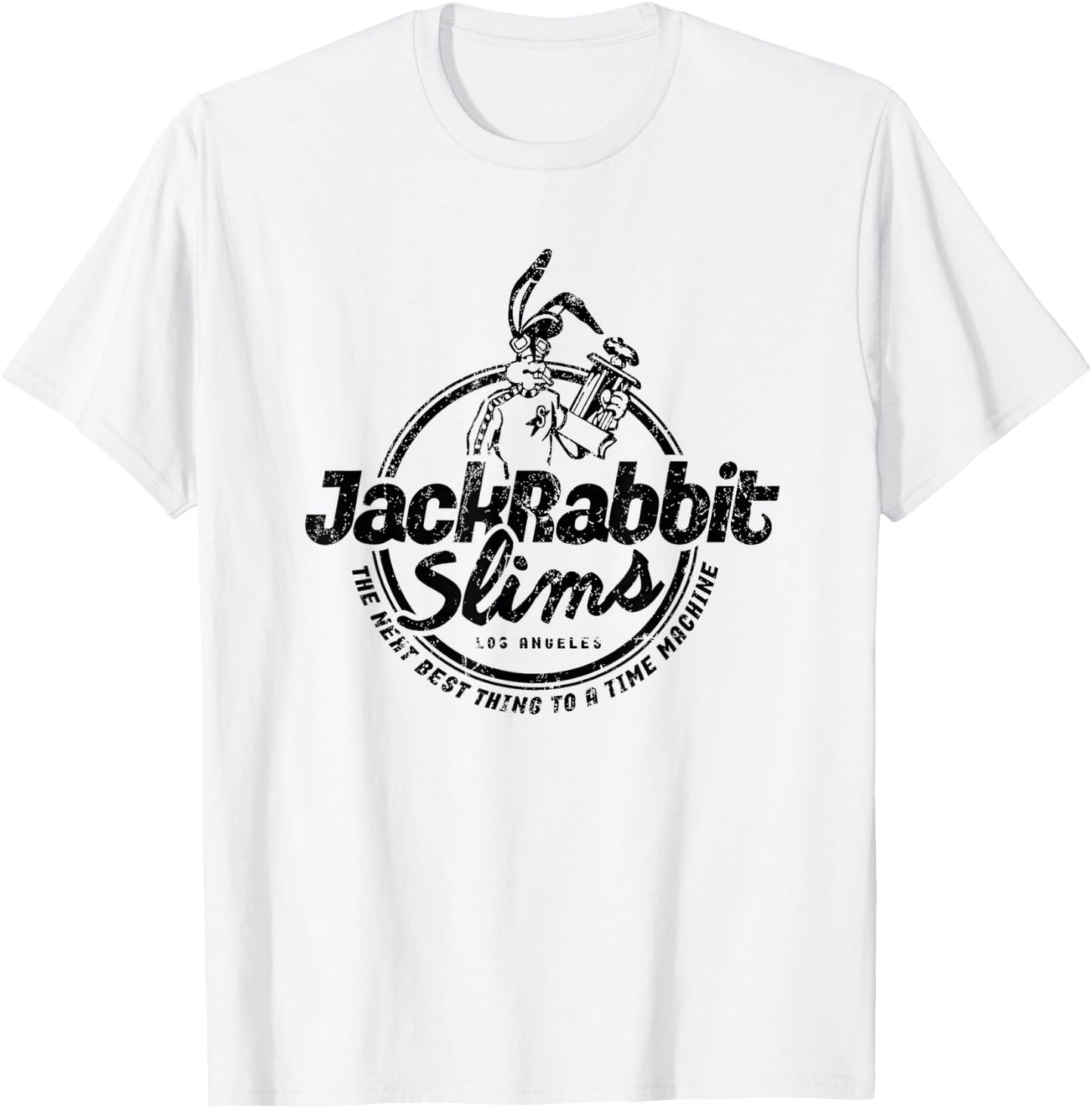 Rabbit Jack Slim's Pulp Milkshake Restaurant Retro Vintage T-Shirt - T-Shirt | White