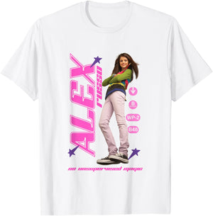 Disney Wizards of Waverly Place Alex Russo Girly Big Poster , white, S T-Shirt - T-Shirt | White