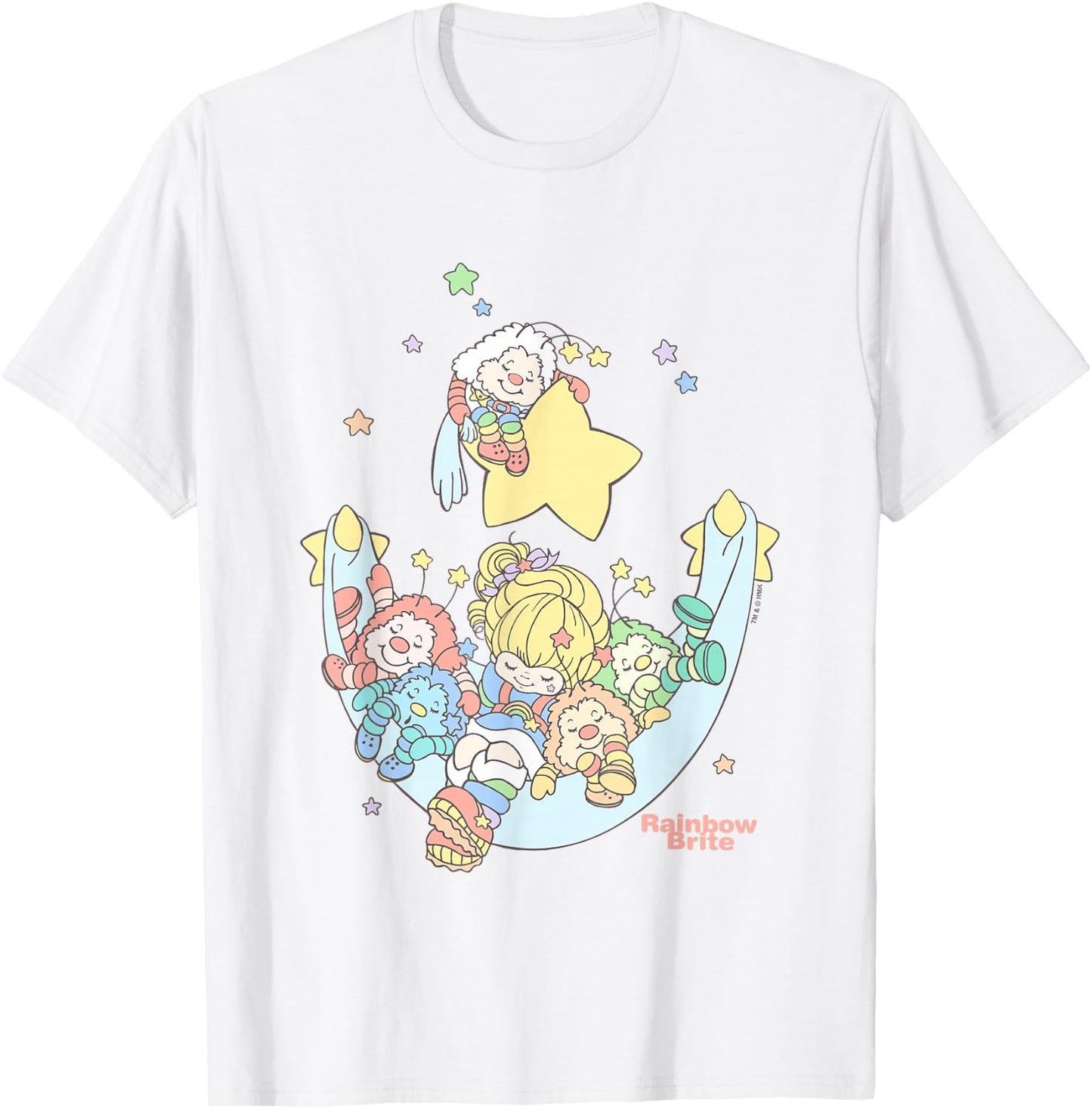 Rainbow Brite Sleeping Sprites Vintage T-Shirt - T-Shirt | White