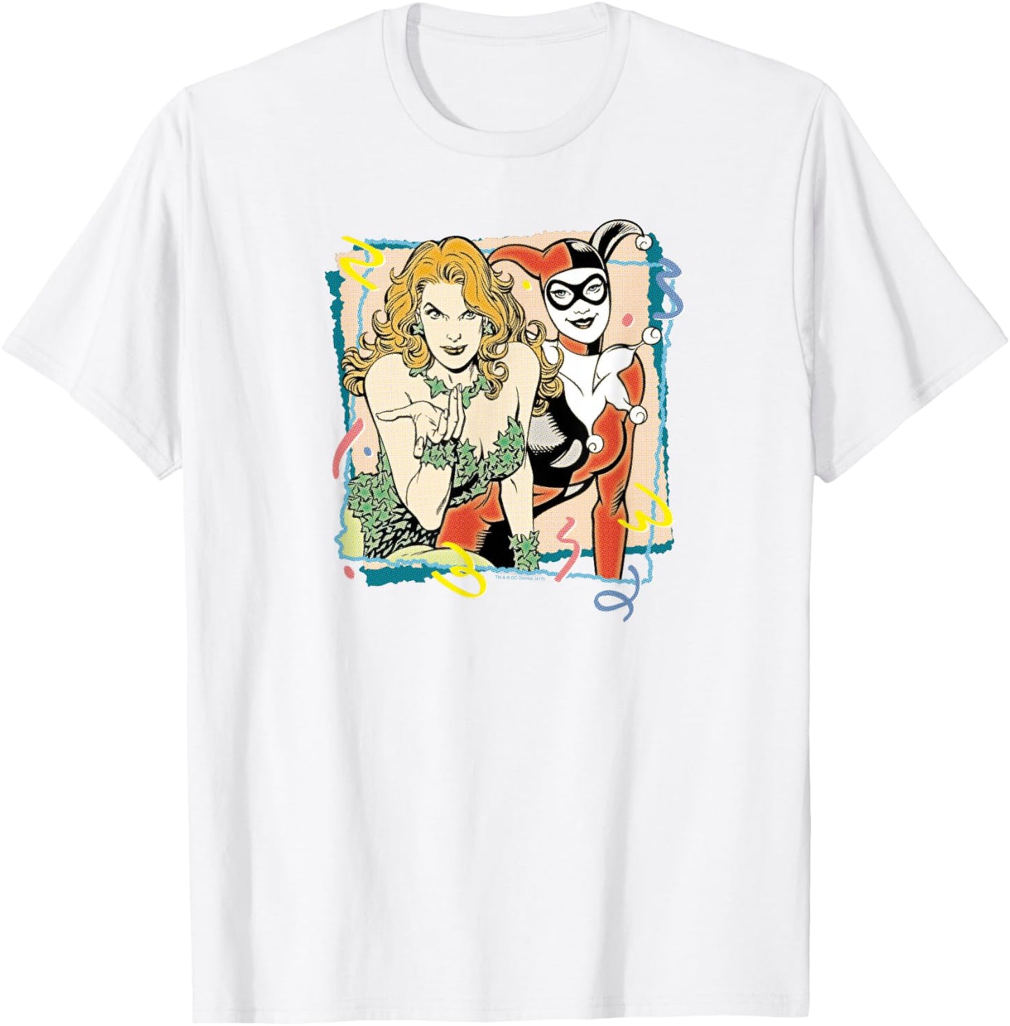 Batman Totally Harley Quinn & Poison Ivy T-Shirt - T-Shirt | White