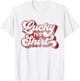 IVF - Lucky IVF Shirt - Distressed, Retro, Red T-Shirt - T-Shirt | White
