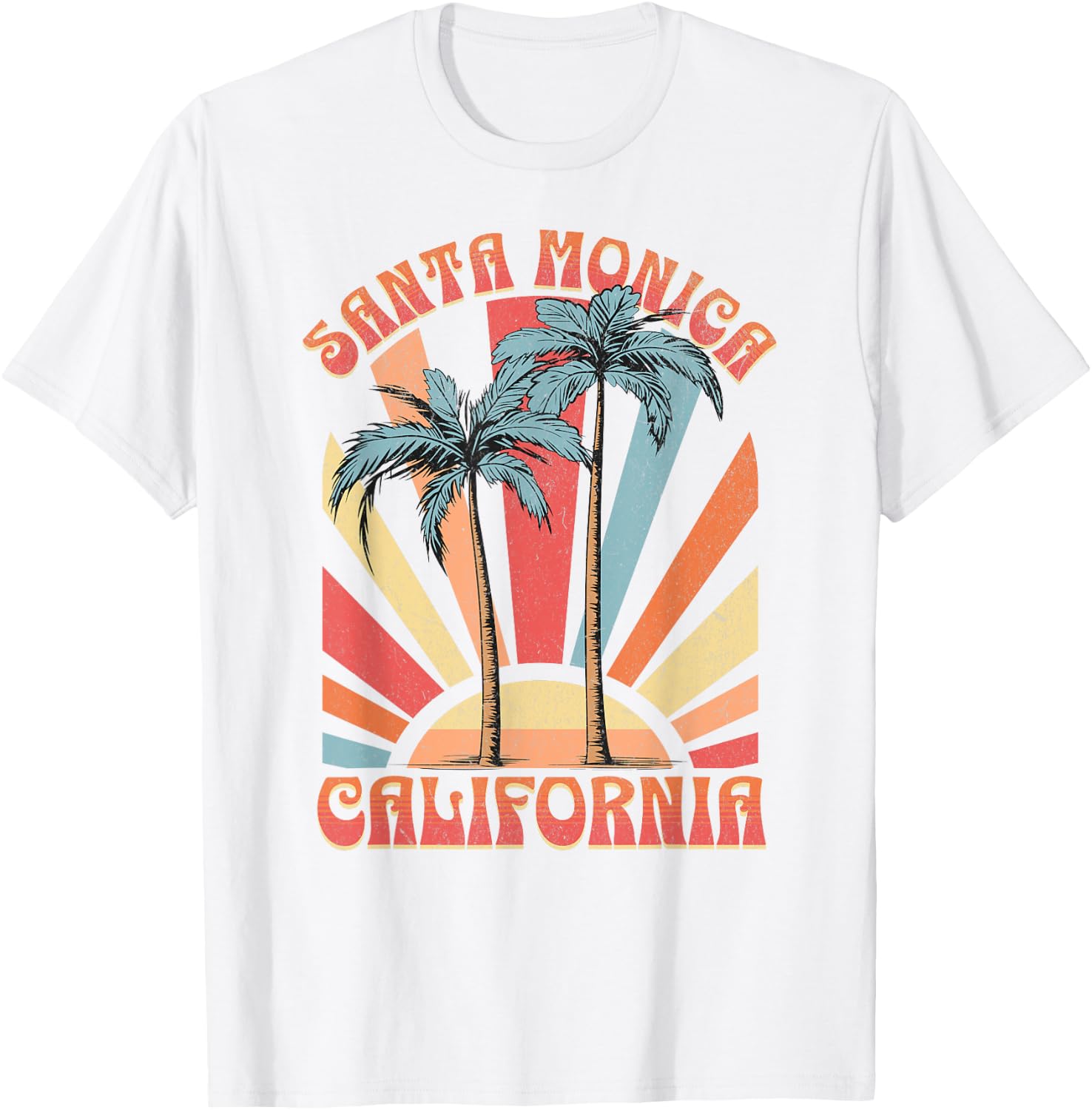 Santa Monica , white, S T-Shirt - T-Shirt | White