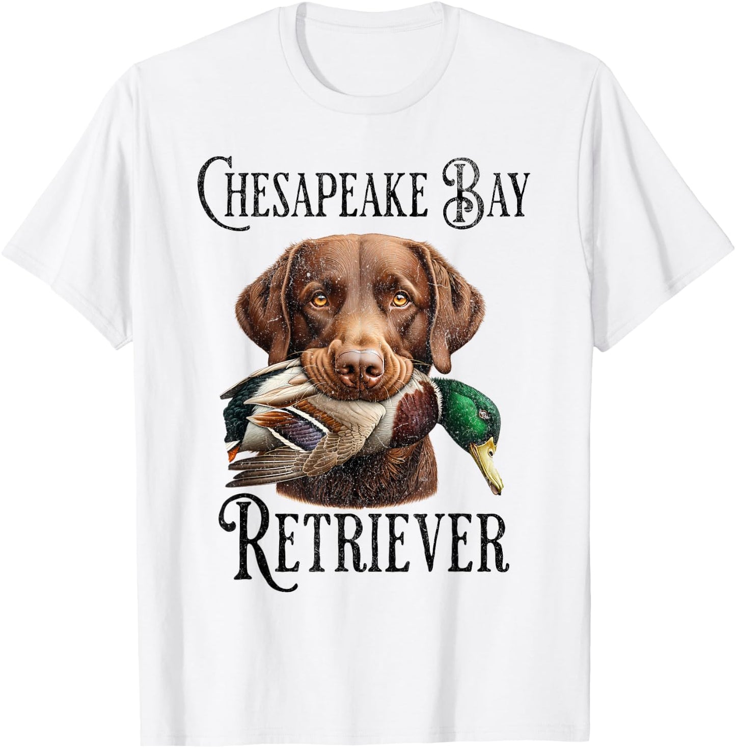 Chesapeake Bay Retriever Duck Hunter's Pride T-Shirt - T-Shirt | White