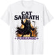 Cat Sabbath Purranoid - Funny Rock Cat T-Shirt - T-Shirt | White