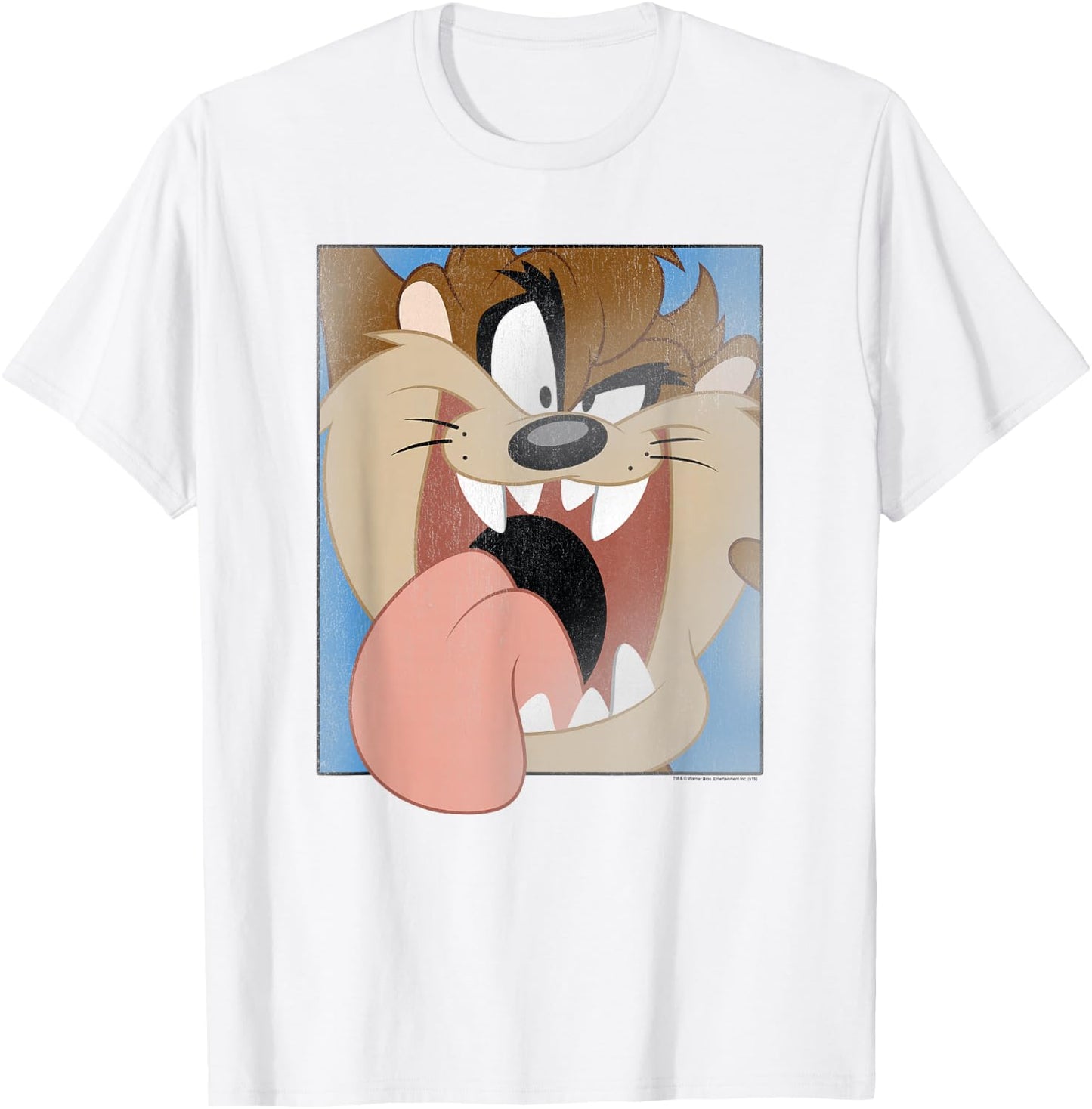 Looney Tunes Taz Closeup T-Shirt - T-Shirt | White