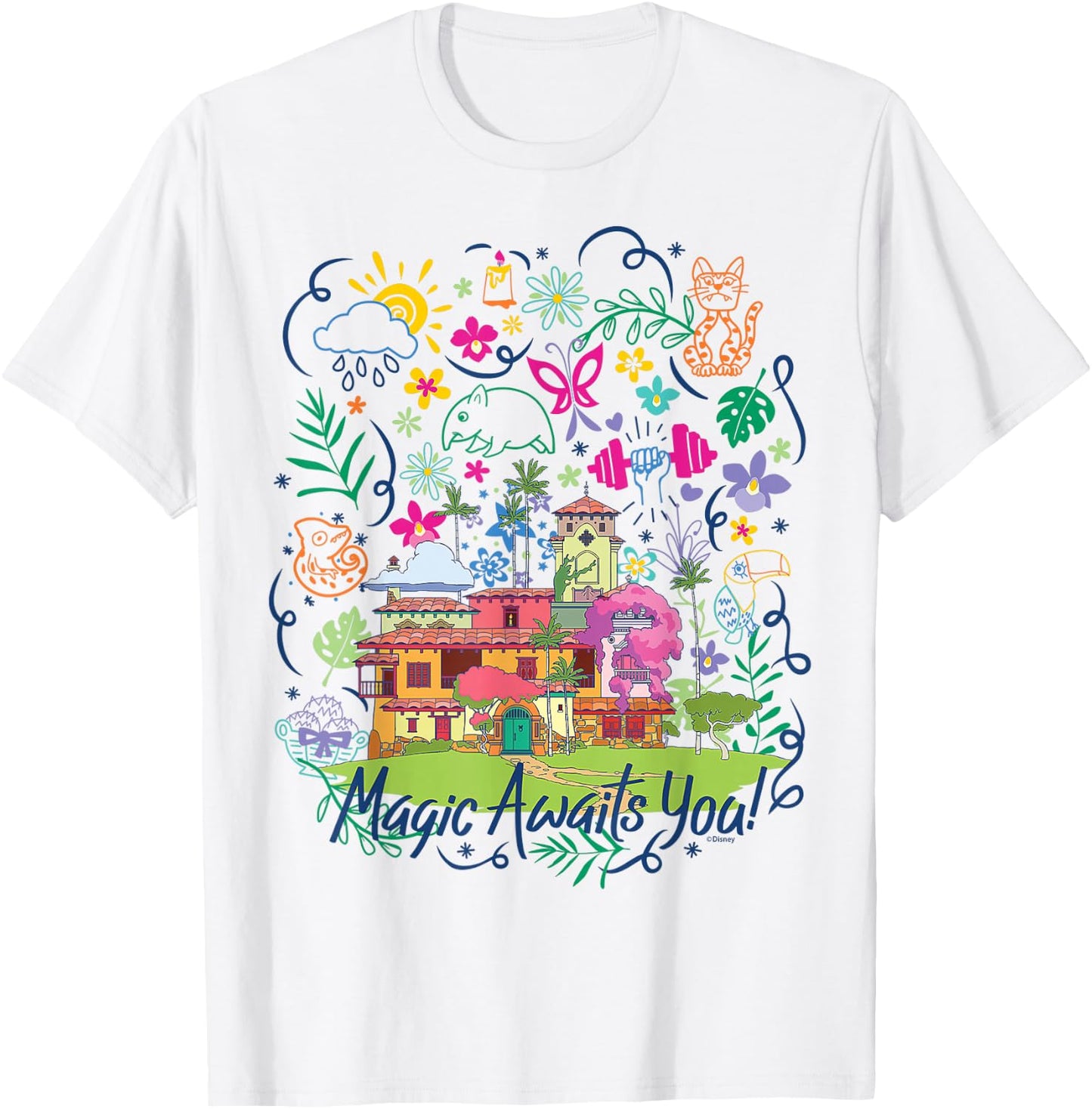 Encanto - Magic Awaits You Casa Madrigal T-Shirt - T-Shirt | White