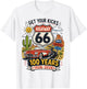 Vintage Highway 66 100 Year Centennial Anniversary Souvenir T-Shirt - T-Shirt | White