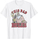 Disney The Little Mermaid Father's Day This Dad Rules Retro T-Shirt - T-Shirt | White