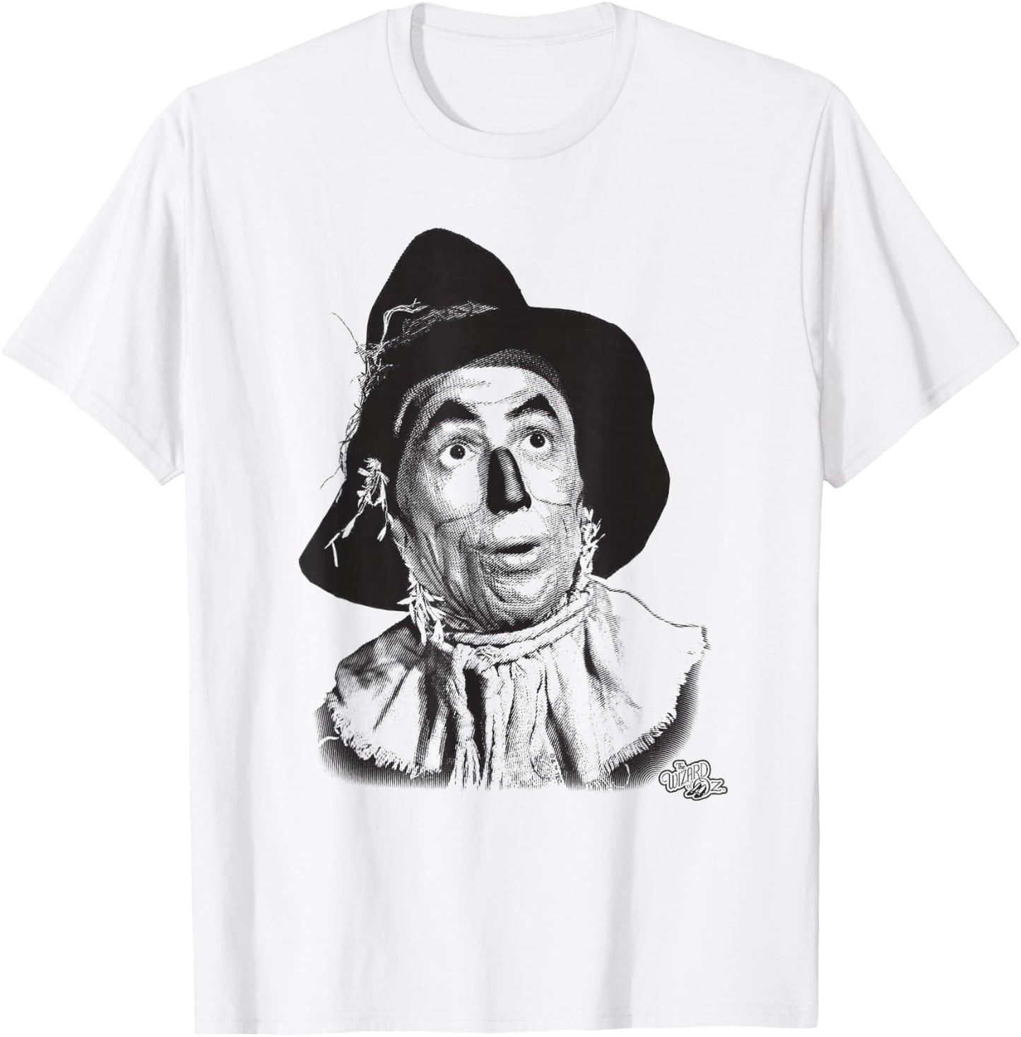 The Wizard of Oz Scarecrow Headshot T-Shirt - T-Shirt | White