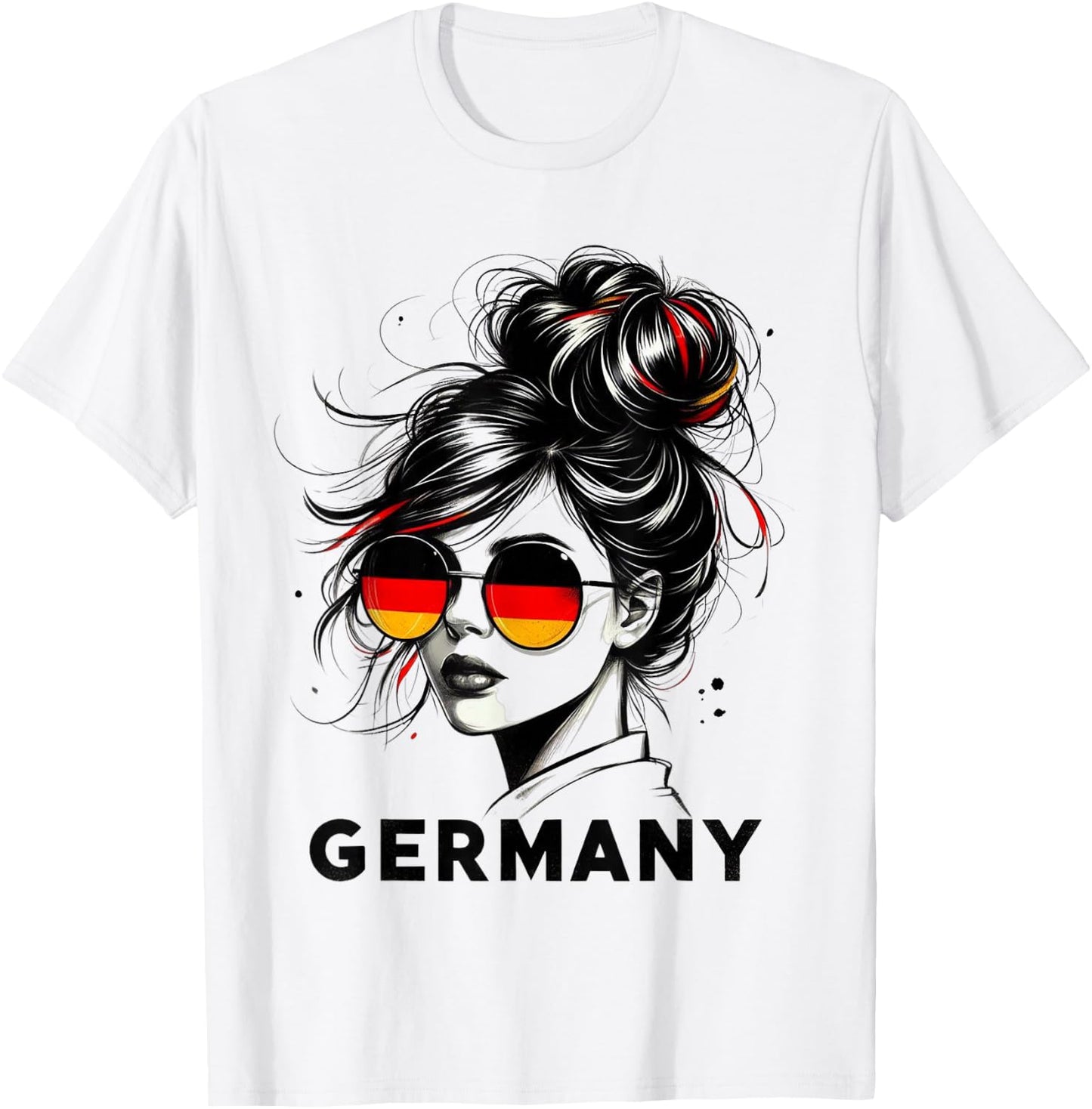 Germany for Girls Germany Flag Germany , gray T-Shirt - T-Shirt | White