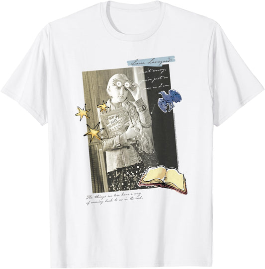 Harry Potter Luna Lovegood Movie Still and Quote T-Shirt - T-Shirt | White
