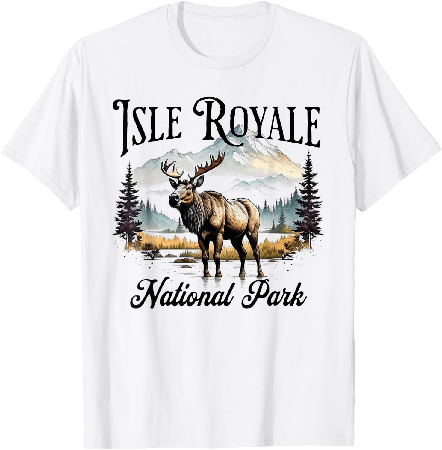 Isle Royale National Park T-Shirt - T-Shirt | White