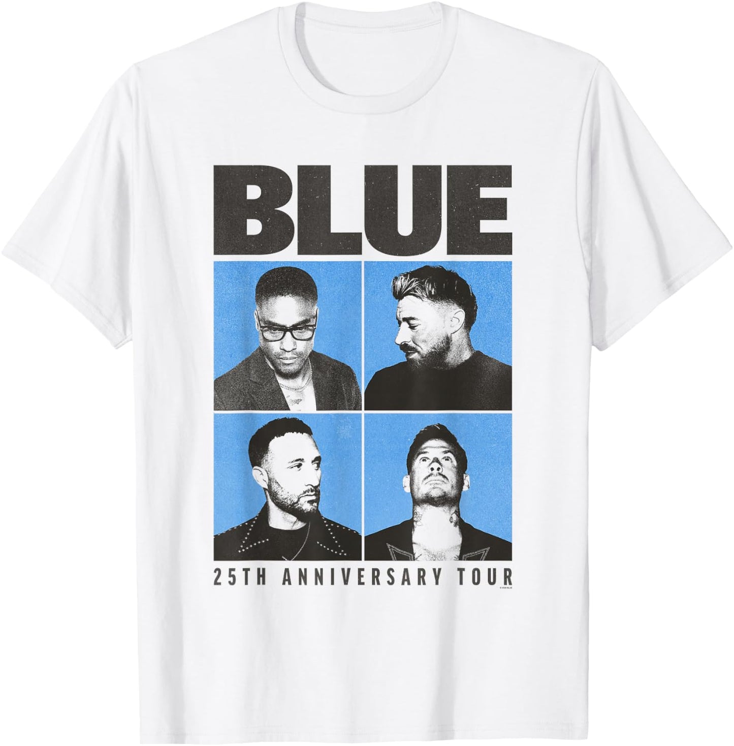 Blue Photo Window 25th Anniverssary T-Shirt - T-Shirt | White