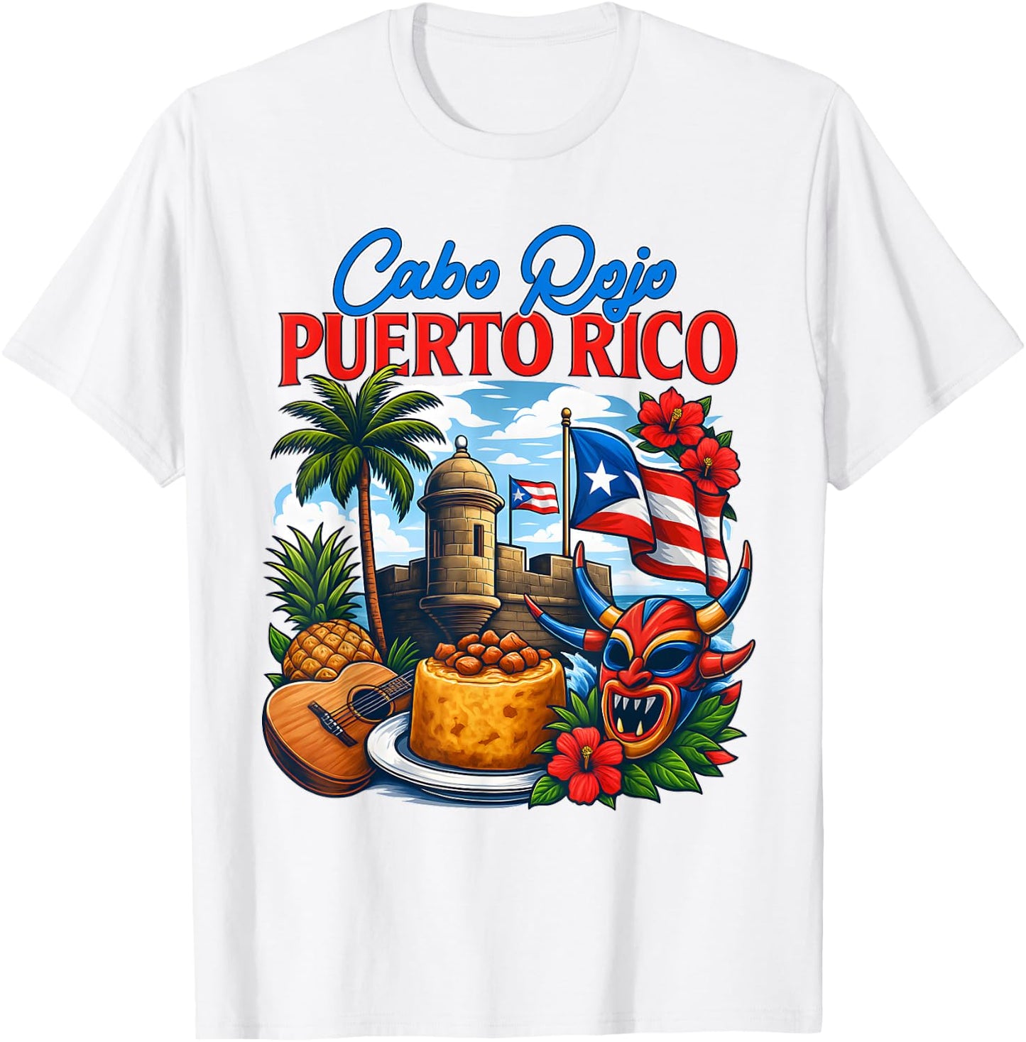 Cabo Rojo Puerto Rico Vacation Matching Family Group Travel T-Shirt - T-Shirt | White