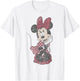Disney Mickey and Friends Minnie Mouse Shy Vintage T-Shirt - T-Shirt | White