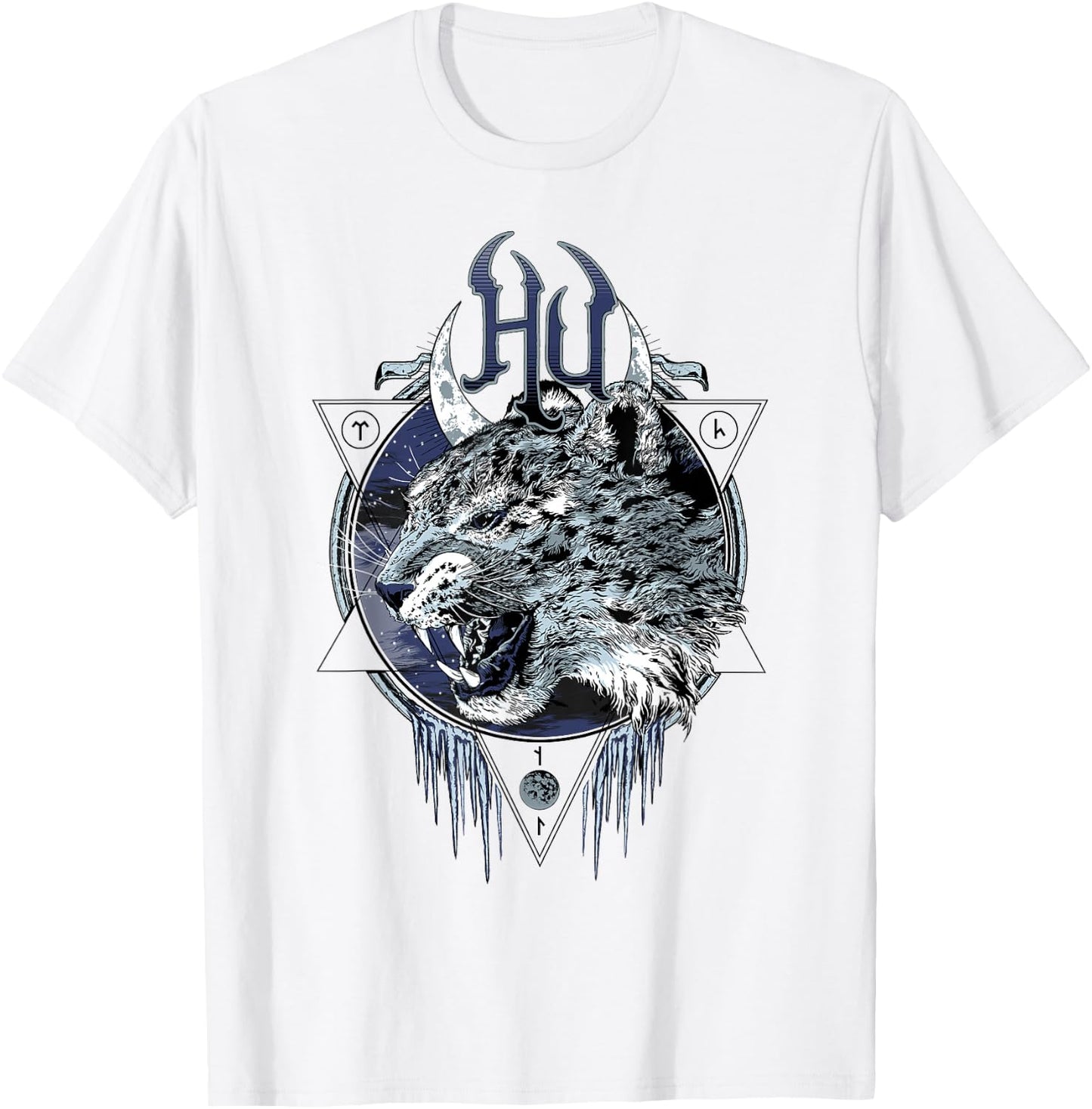 The Hu Snow Leopard T-Shirt - T-Shirt | White