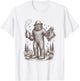 Bigfoot Beekeeper Beekeeping Sasquatch Apiarist Honey Lover T-Shirt - T-Shirt | White