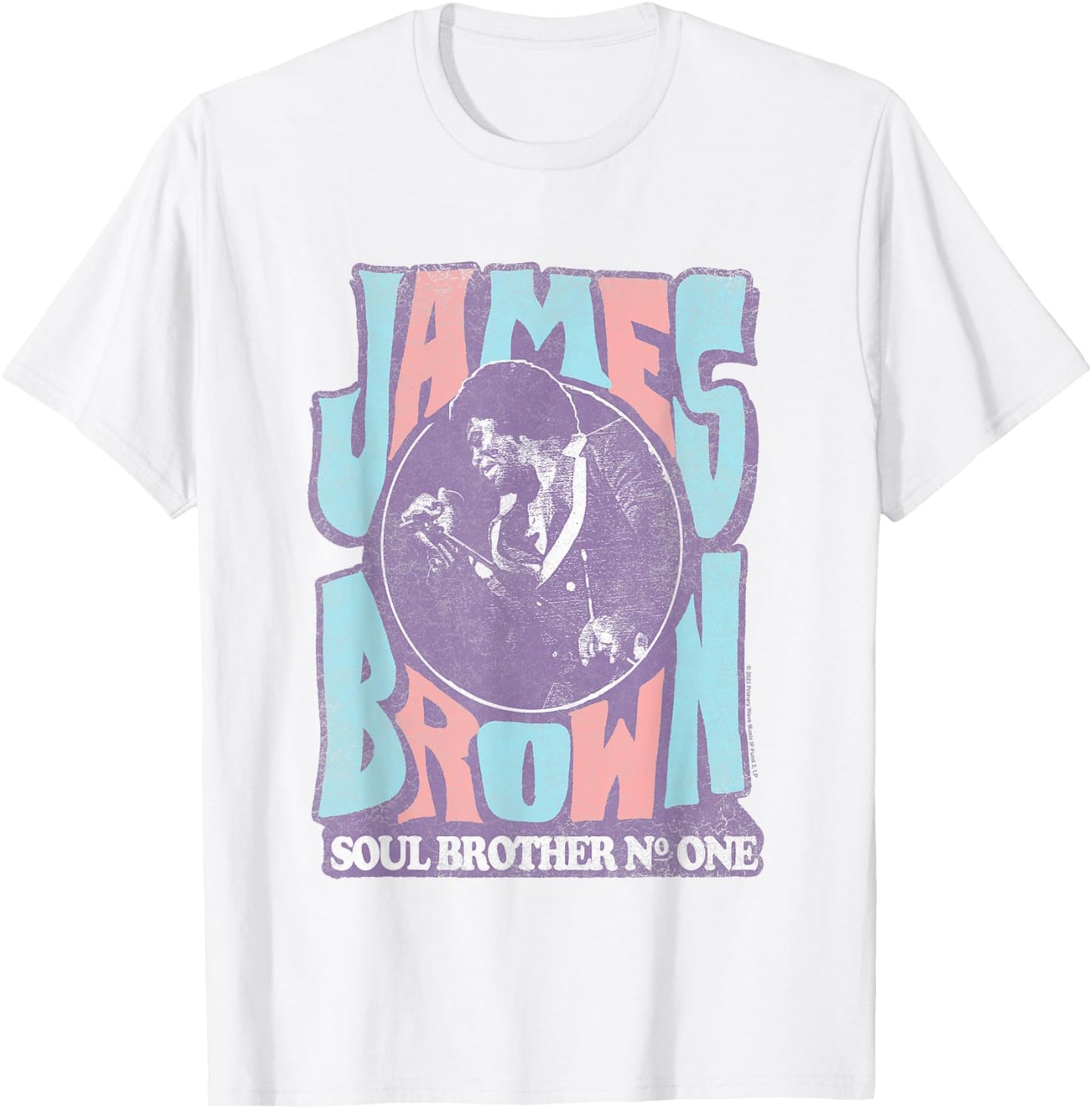 James Brown Soul Brother Number One T-Shirt - T-Shirt | White