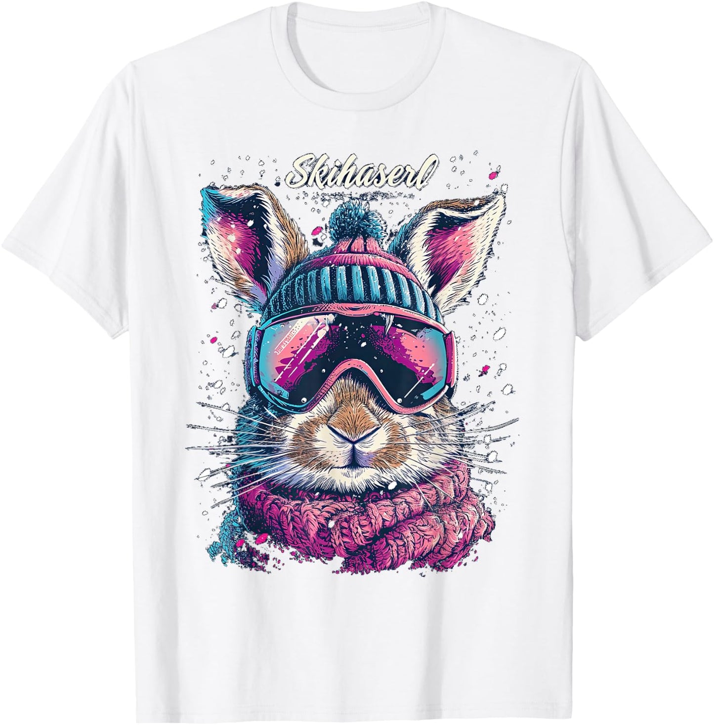 Skihaserl Apres Ski Haserl Skier Winter Women's , White T-Shirt - T-Shirt | White