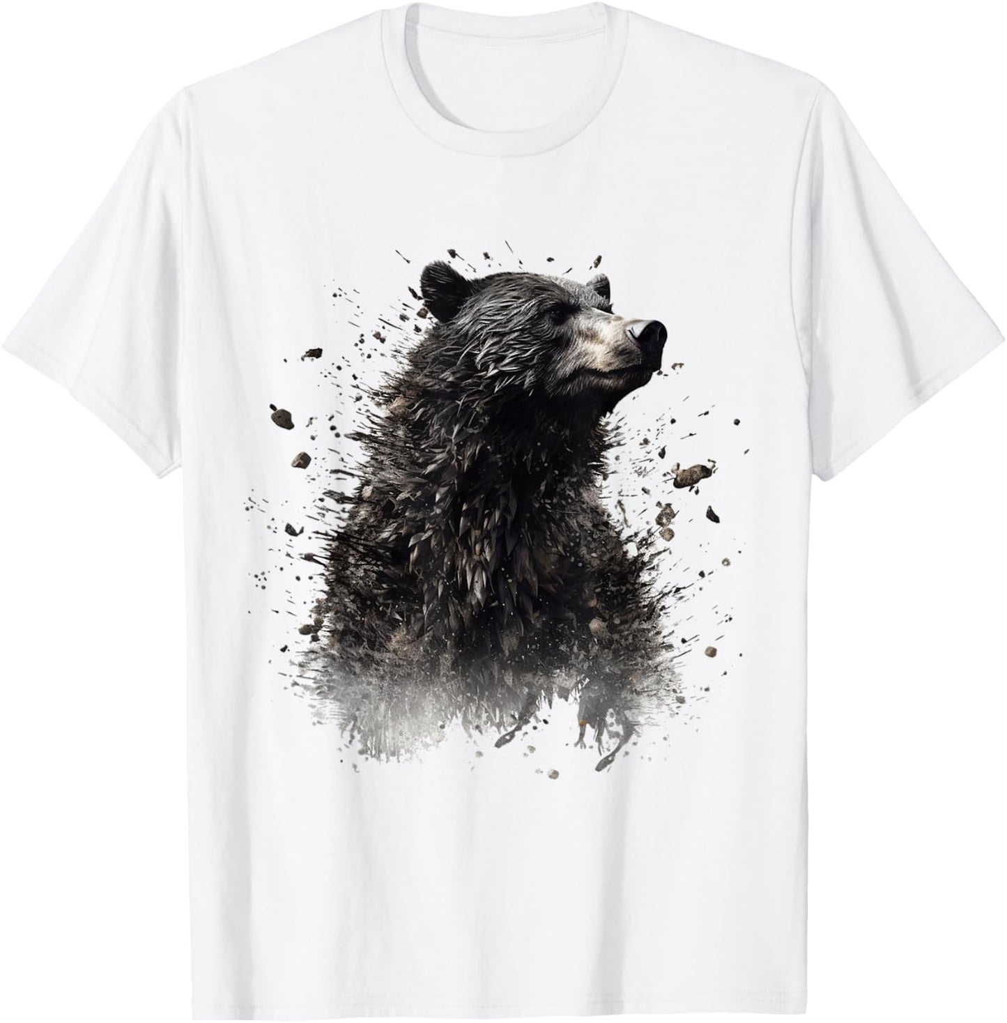 Bear - Animal Art Forest Animals Bear T-Shirt - T-Shirt | White